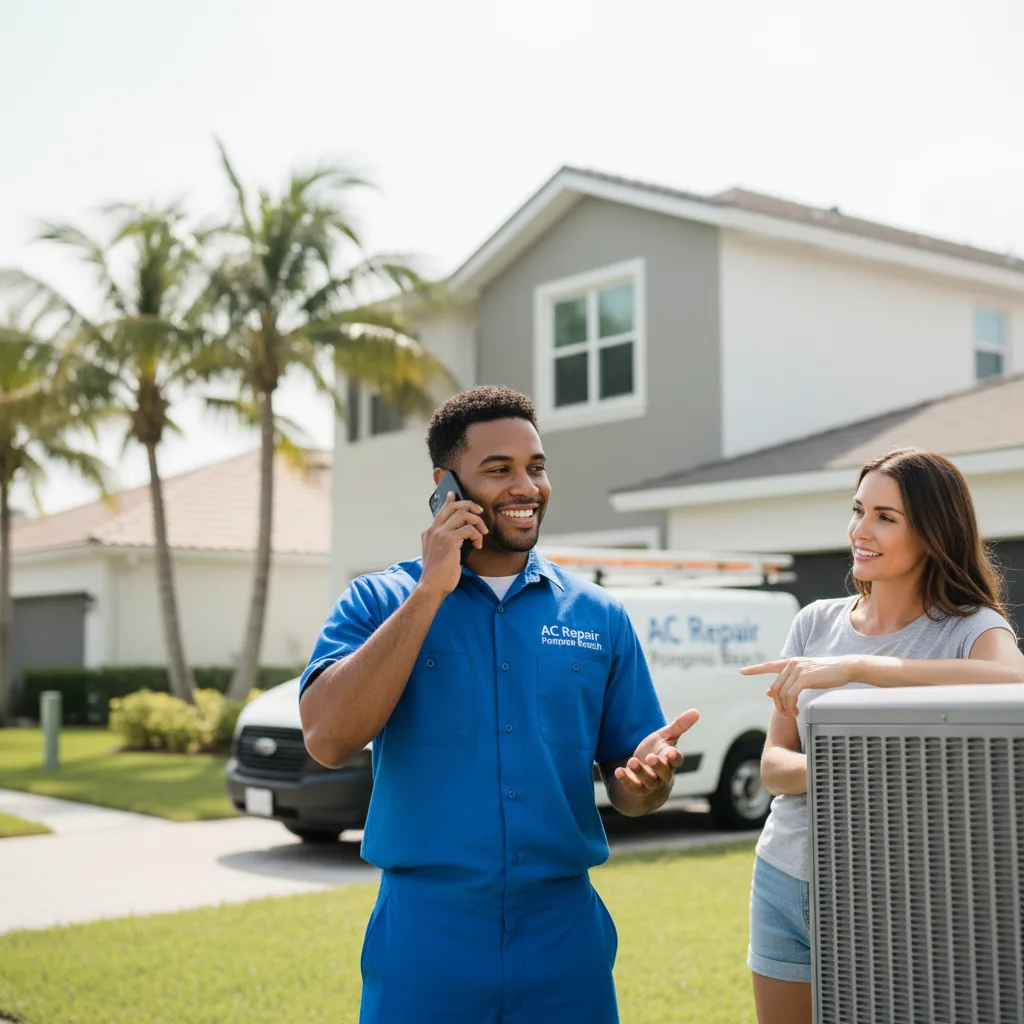 AC Repair Pompano Beach customer support in Biggs
